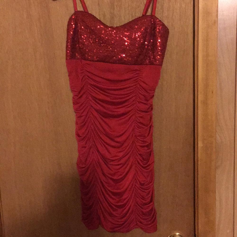 SUPER SEXY Pompous Girly sequined mini dress